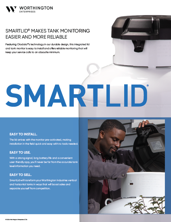 SmartLid for Vertical Propane Tanks