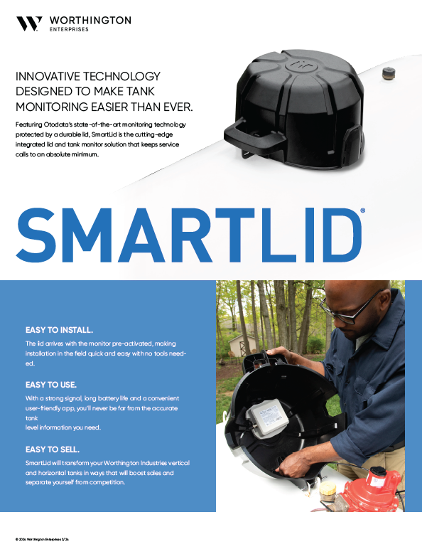 SmartLid for Horizontal Propane Tanks